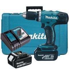 Акумуляторний дриль MAKITA DDF453RFE 42 Нм 18 В LXT з двома акумуляторами + чемодан 3,0 Ач LI-ION