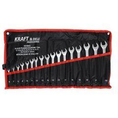 Комбинированный набор ключей из стали Kraft&Dele KD10933