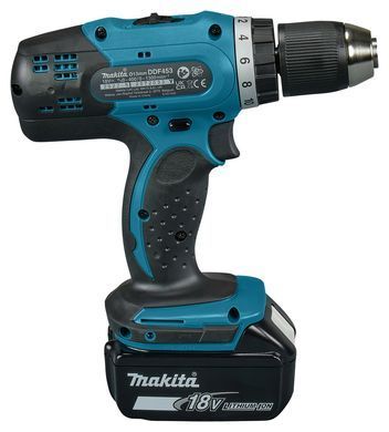 Акумуляторний дриль MAKITA DDF453RFE 42 Нм 18 В LXT з двома акумуляторами + чемодан 3,0 Ач LI-ION