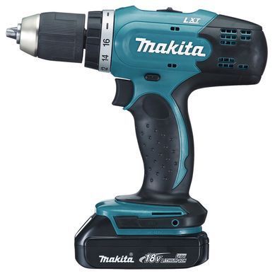 Акумуляторний дриль MAKITA DDF453RFE 42 Нм 18 В LXT з двома акумуляторами + чемодан 3,0 Ач LI-ION