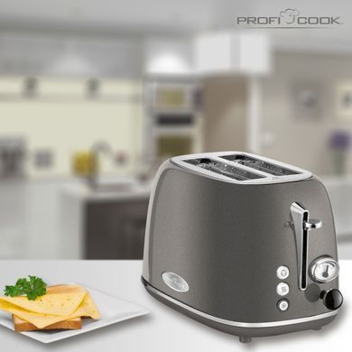 Тостер Wide-Slot 815 Вт ProfiCook PC-TA 1193 серый