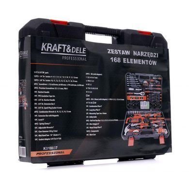 Набір інструментів 168 предметів Kraft&Dele KD10837