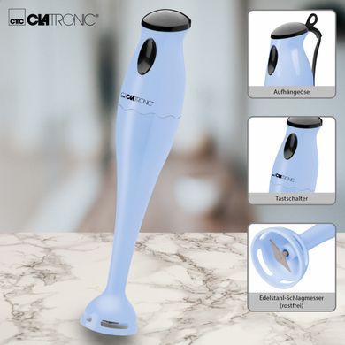 Занурювальний блендер блакитний Clatronic SM 3577