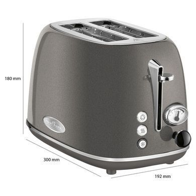 Тостер Wide-Slot 815 Вт ProfiCook PC-TA 1193 серый