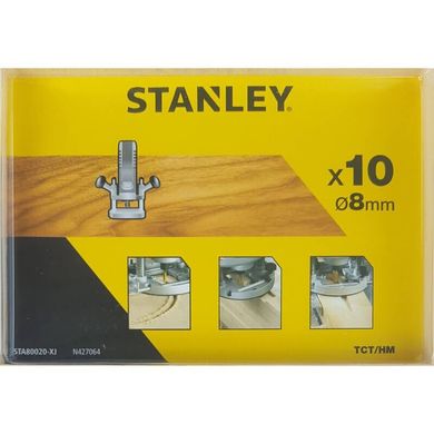 Набор фрез Stanley TCT 8 мм (STA80020)