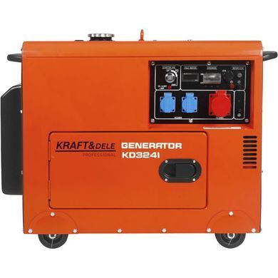 Генератор дизельний 7 кВт 230/400 В Kraft&Dele KD3241