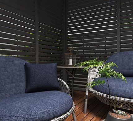 Тераса-пергола Gutroof Elegance 3x4 Антрацит 005843