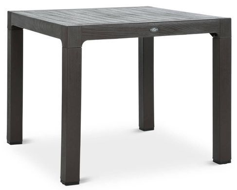 Пластикові меблі для літніх кафе Novussi Regnum 4+1 коричневий/капучино