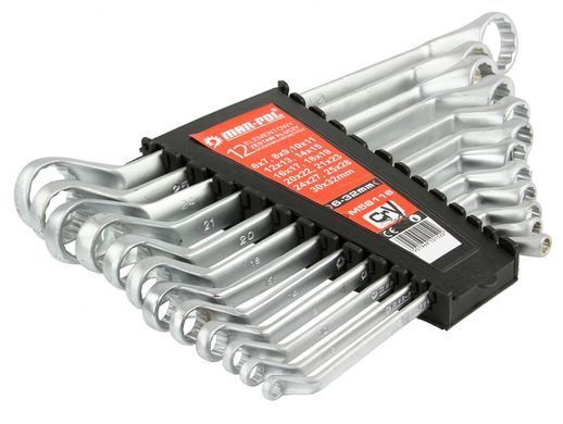 Набір накидних ключів зігнутих 12 шт. 6-32 mm SATYN Mar-Pol M58116