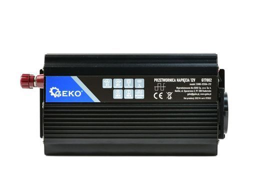 Перетворювач напруги 12 В/230 В 350/700 Вт Geko G17002