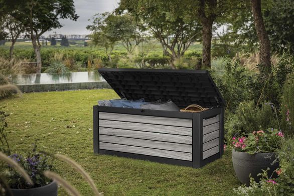 Садова скриня для зберігання DECO DEC BOX 630 л Storm Grey Keter