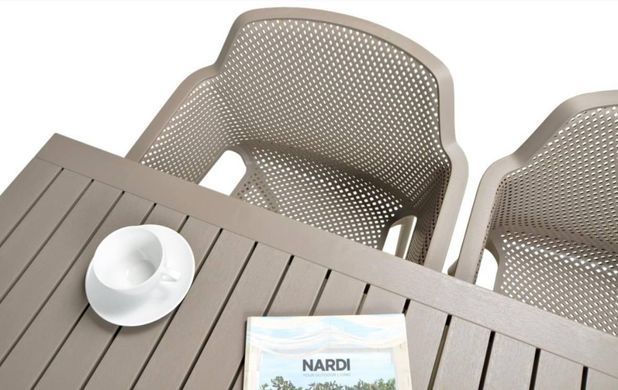Стіл і стільці для саду Tortora Net/Cube Nardi