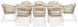 Меблі для саду та тераси Furrore Roma Dinning 8+1 Light Beige