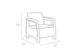 Комплект садовой мебели 4 в 1 из искусственного ротанга KETER CORFU антрацит/графит