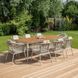 Меблі для саду та тераси Furrore Roma Dinning 8+1 Light Beige