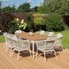 Меблі для саду та тераси Furrore Roma Dinning 8+1 Light Beige